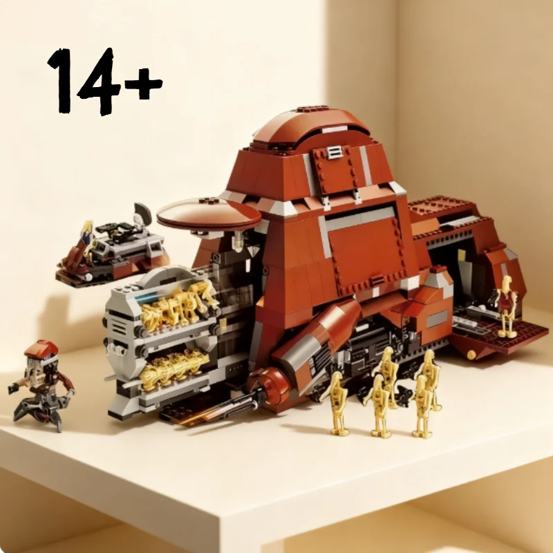 

In Shock Star Space 1326 PCS Trade Federation MTT Model Classic Building Blocks Bricks Compatible 7662 Christmas Toy Gift