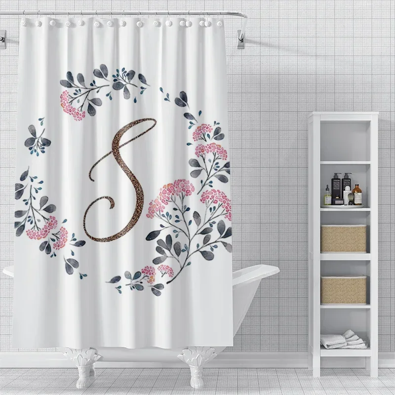 Home decor 26 letter shower curtains for bathroom waterproof fabric bathroom Curtains modern shower curtain 180x200 240x200