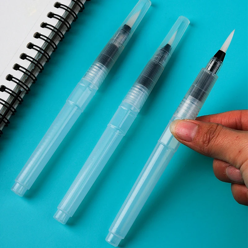 

36Pcs Water Coloring Brush Pens Portable Soft Watercolor Brush for Beginner Painting Drawing Art Supplies 156Mm Pointed Head