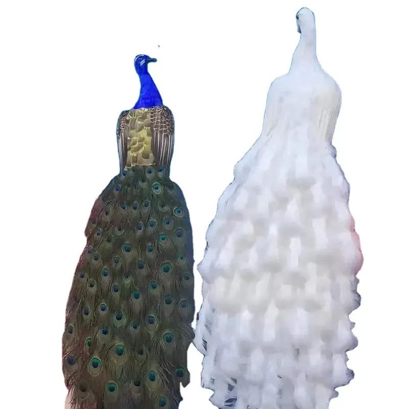 for Wedding Party Decor Large Simulation Peacock Feather Props Real Looking Photo Studio Background Bridal Shower Supplies