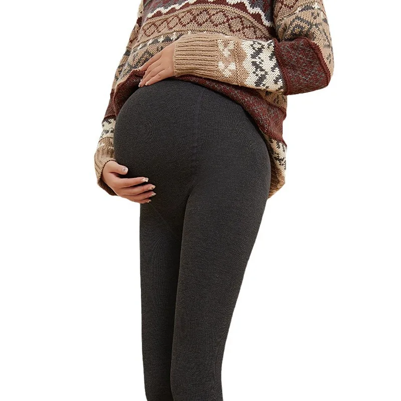 جوارب طويلة للأمومة قطنية قابلة للتعديل ، شريط عمودي ، مبطن ، إصبع دافئ ، قاع سميك ، الخريف والشتاء #5