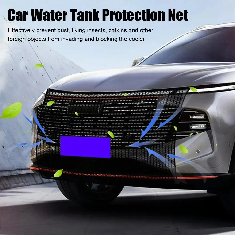 Car Grill Protection Net Foldable Hood Engine Bumper Prevent Engine Net Resistant Net Front Car Stones Damage Hood Leaves M T5Z3