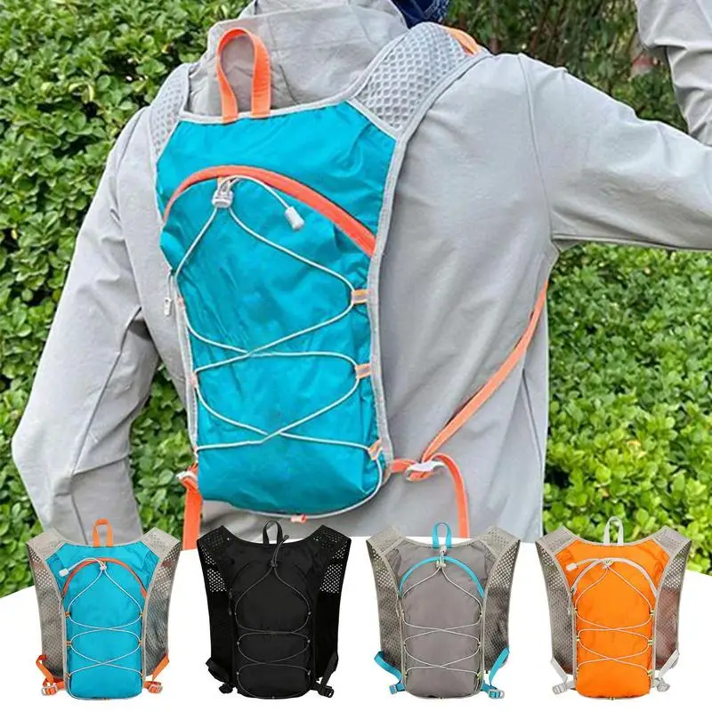 Running Hydration Vest For Women Running Water Backpack Hydrating Vest Waterproof Slim Bladder Chest Pack Gear For Women Hiking