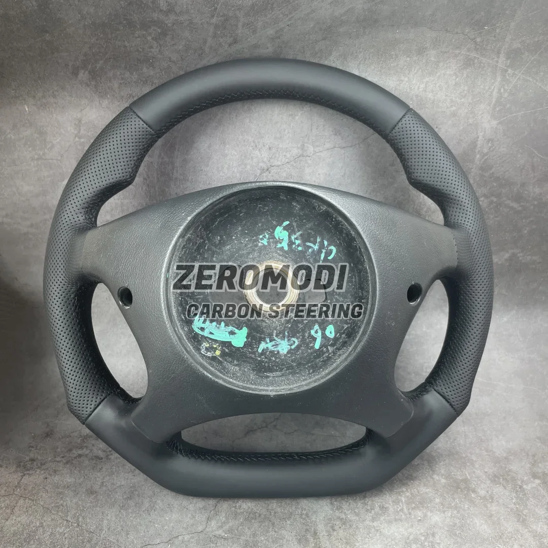 Classic Leather Steering Wheel Luxury Interior Parts For Mercedes W211 E320 E400 E55 AMG W463 G Class