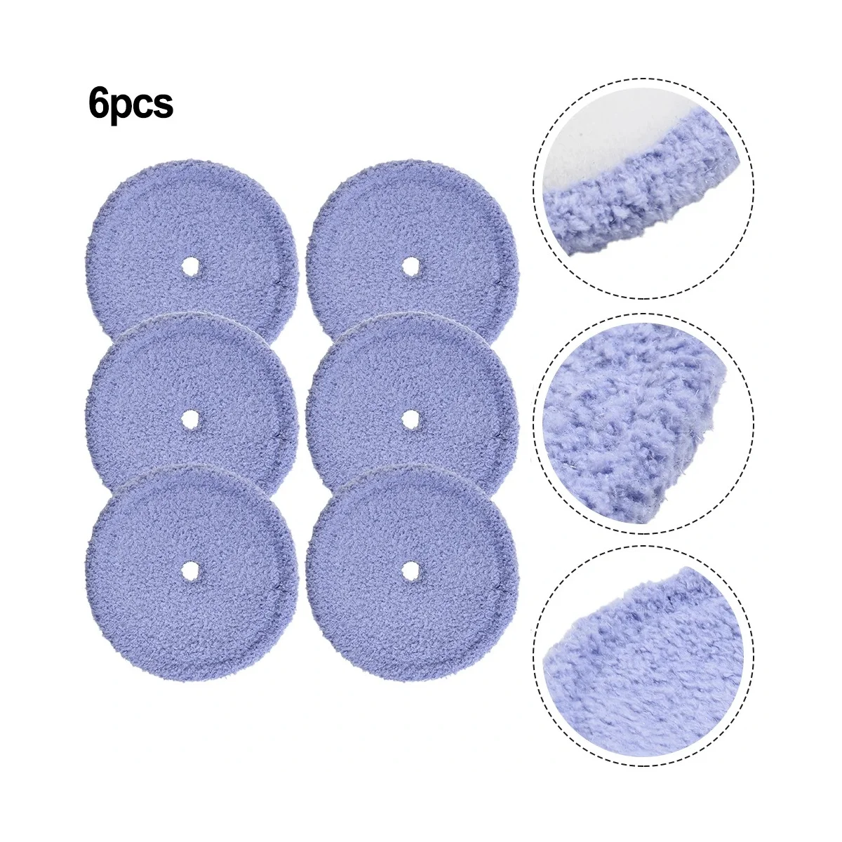 Washable Microfiber Mop Pads for EVERYBOT Edge RS700 RS500 Robot Replacement Accessories