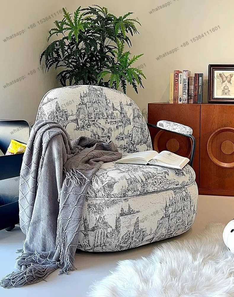 YJ Miniature Modren Living Room Chairs Single Elegance Occasional Relaxing Living Room Chairs Luxury Sillas De Sala Home Furnitu