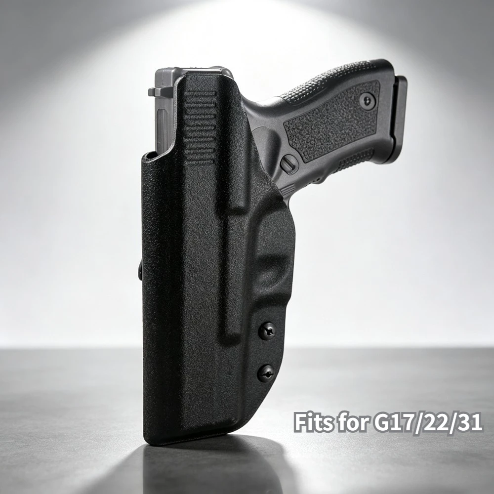 Kydex Holster Concealed Carry Inside Waistband IWB Gun Holster for G17 G22 G31 Hunting Pistol  Adjustable Retention, Quick Draw