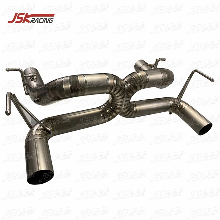 B STYLE TITANIUM ALLOY EXHAUST PIPE  2019-2021 FOR FERRARI F8