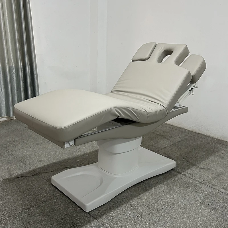 Luxury Salon Furniture Facial Spa Massage Table 3 Motor Electric Beauty Salon Bed One-button Remote Control
