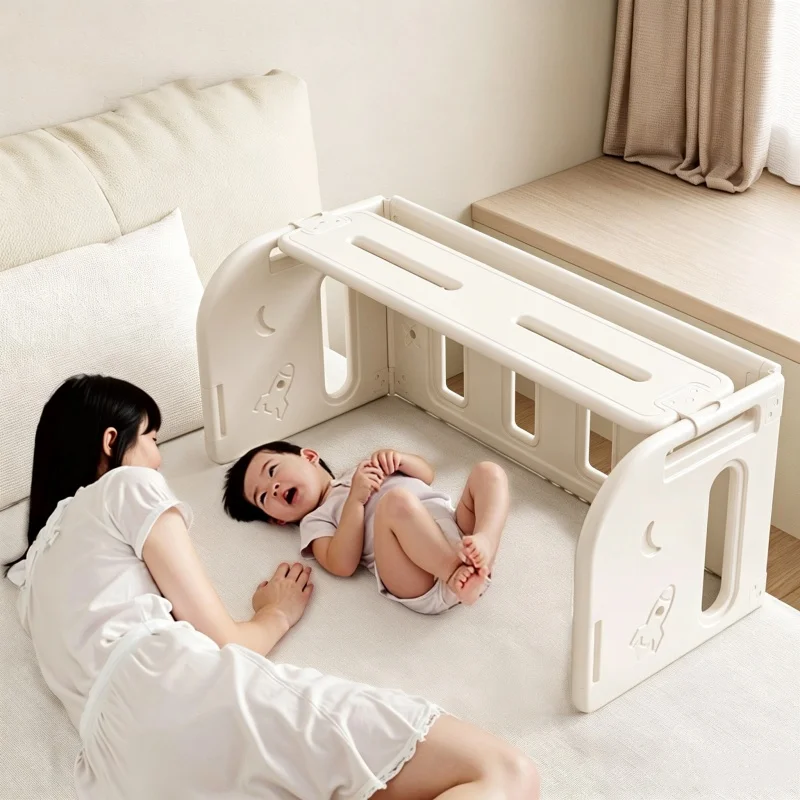 Home-use baby single-sided bed safety guard to prevent falling off the bed and from falling down - baby bed guardrail and safety