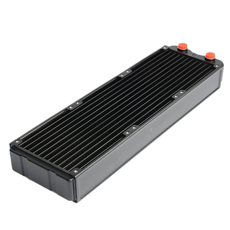 Computer water-cooled 360SL double-layer aluminum heat dissipation row 45mm thick independent two-layer