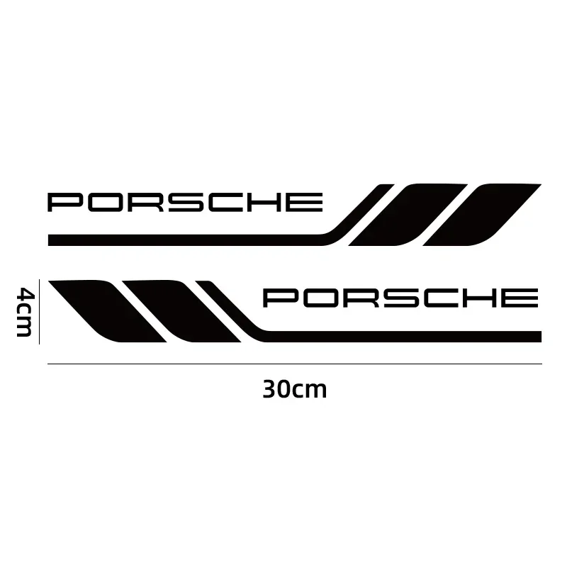 Car Body Waist Decor Vinyl Sticker Car Stickers For Porsche Cayenne Panamera Macan Cayman 911 718