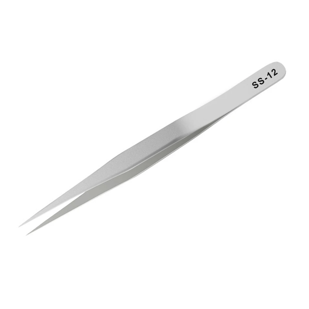 Digital Repair Easy To Carry And Use Stainless Steel Tweezers Precision Small Instruments Elbow Fine Tip Fine Polished