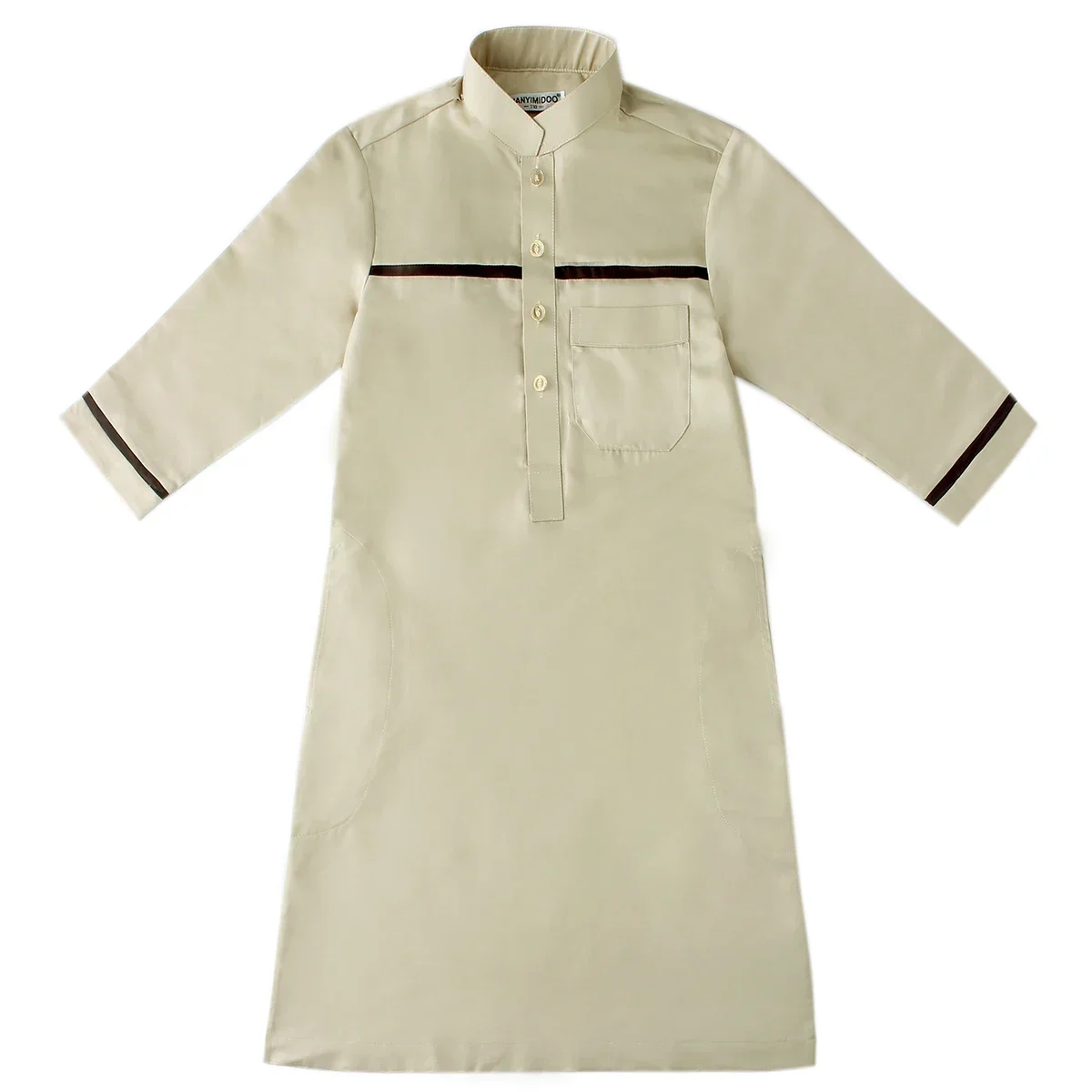 Eid Bambini Ragazzi Thobe Jubba Abbigliamento per bambini musulmani Abito arabo saudita Thoub Dishdasha Djellaba Dubai Turchia Abaya Caftano Ramadan