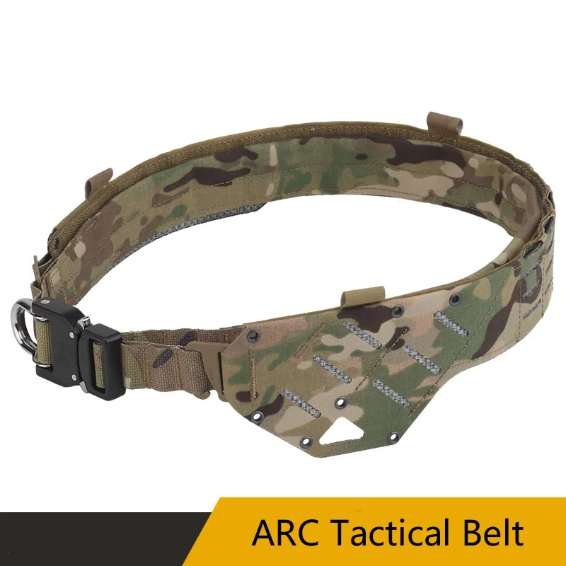 

ARC Tactical Belt, Widely Applicable, Metal Buckle, Adjustable Size, MOLLE Mounting, Adapt to Lower Pressure Plate