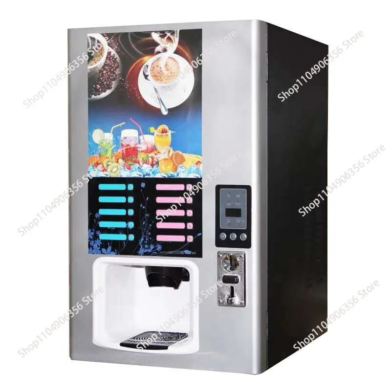 for Automatic Coffee Machine Commercial Coin Coffee Tea Machine Hot and Cold Type 5 Cold 5 Hot Drinks Machine