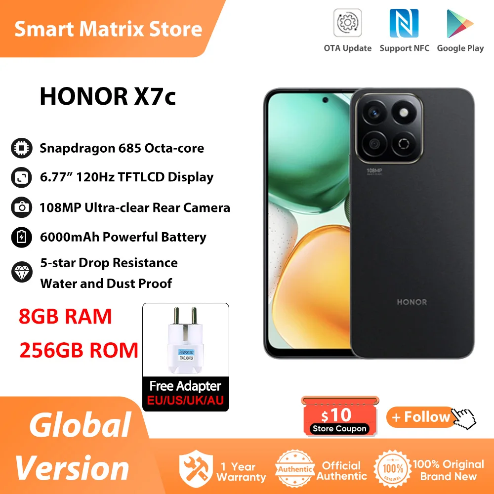 HONOR X7c 4G Global Version 6.77