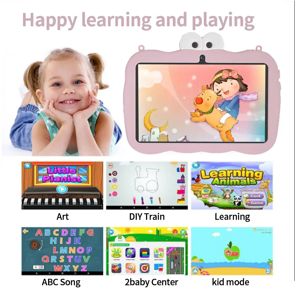 7.0-inch Kids Tablet Android 13 system, 4GB+64GB, Parent Mode, Dual Cameras 2MP+5MP, For Learning and Education,