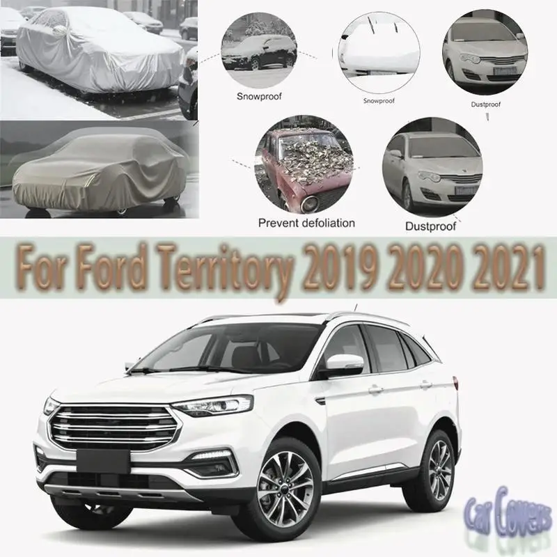 

For Ford Territory 2019 2021 Outdoor Protection Waterproof Dustproof Snow Sunshade Car Covers