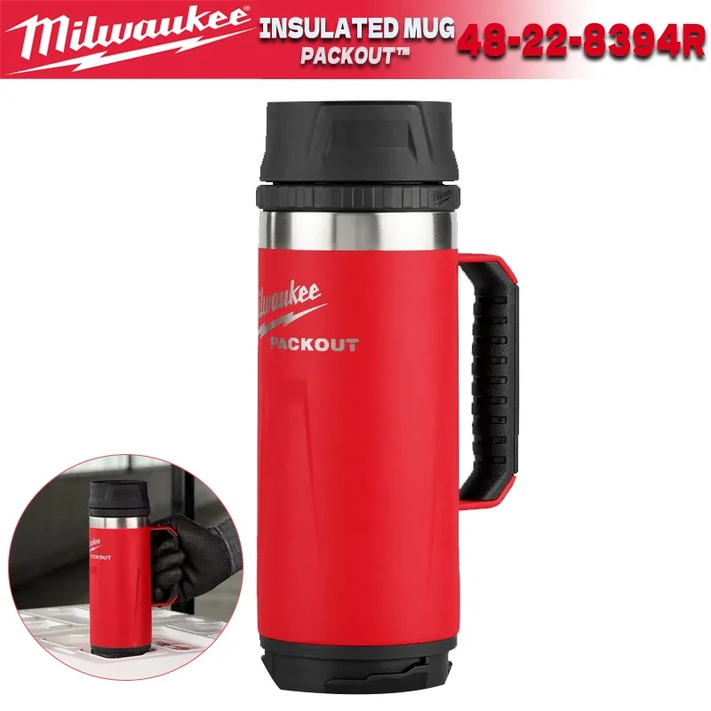 Milwaukee 48-22-8394R PACKOUT™ 18OZ Insulated Mug With Sip Lid Thermos MILWAUKEE Power Tool Accessories