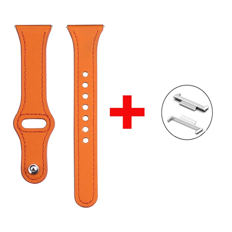 Slim Genuine Leather Band Strap For Huawei Watch Fit 2 Replacement Bracelet With Connector