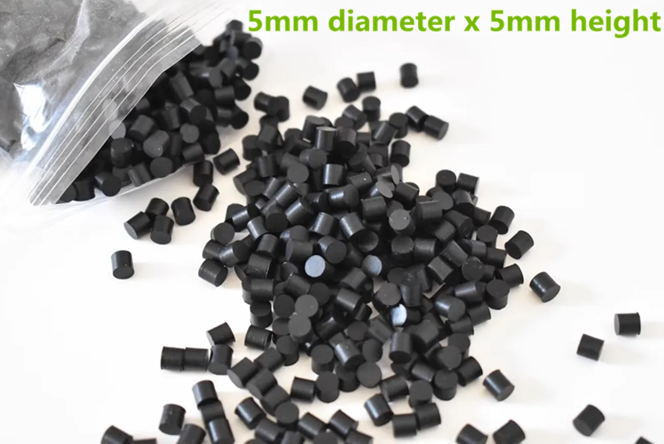 

100pcs Flat Number Anti-collision Rubber Granule, Large Instrument Repair Accessories