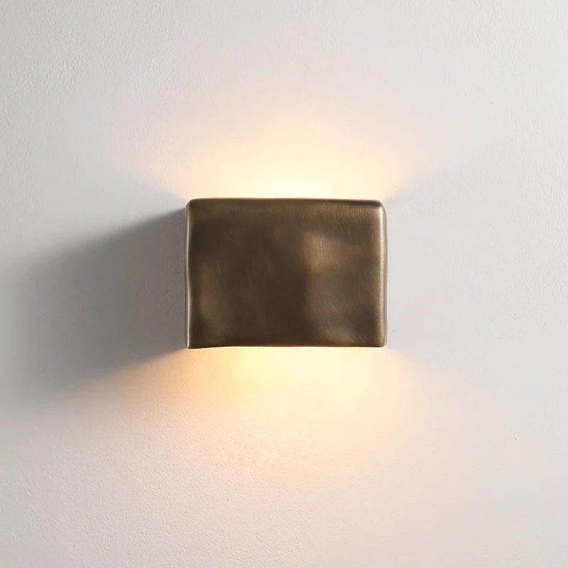 

Латунные настенные светильники в индустриальном стиле в стиле ретро, уличные водонепроницаемые светодиодные настенные бра, магазин, дверной проем, коридор, украшение, светильник