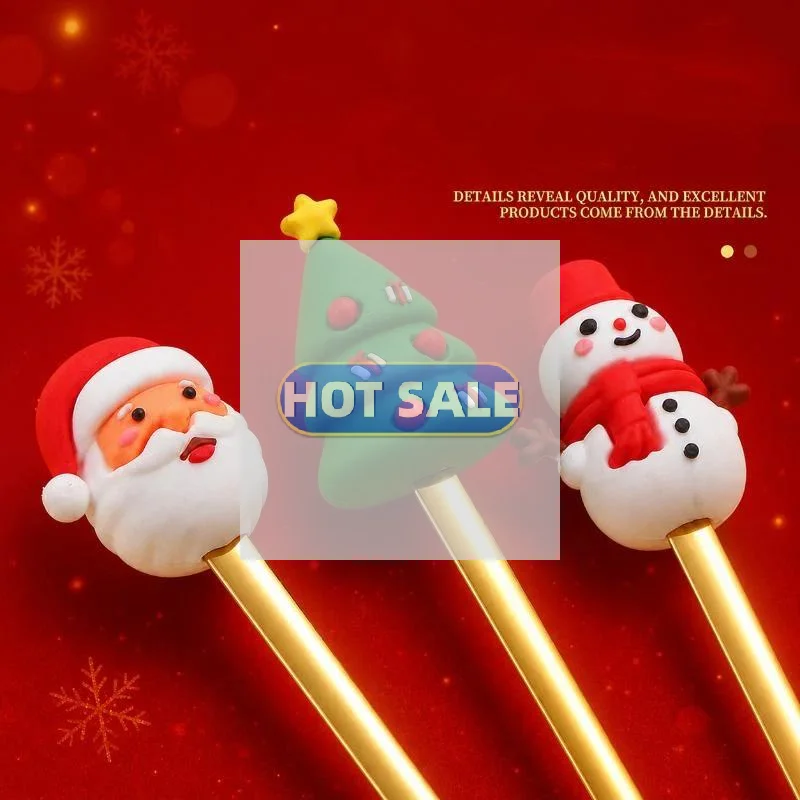 Stainless Steel Coffee Spoon Creative Christmas Dessert Spoon Cake Fork Cartoon Elk Spoon Fork Gift Box