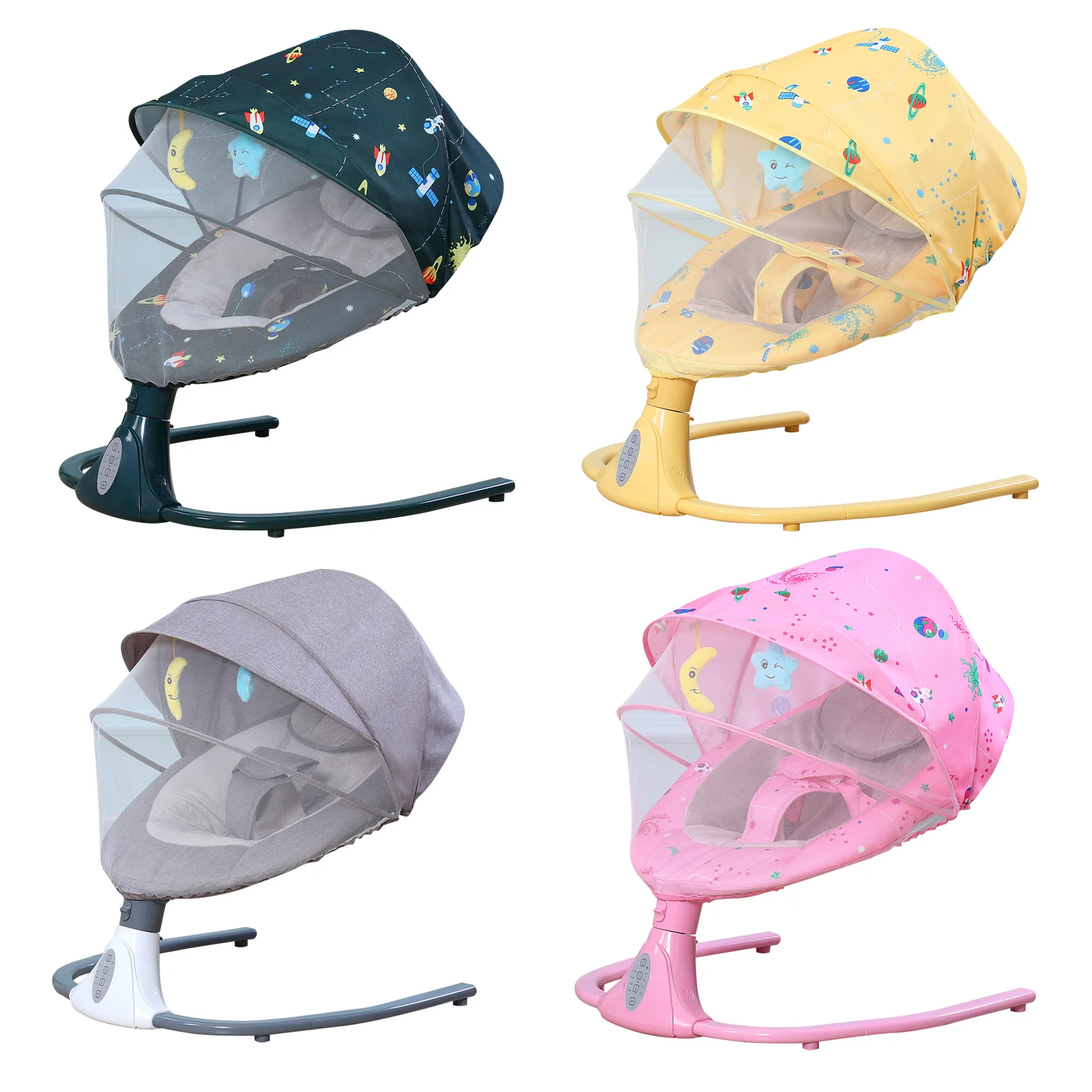 Baby electric rocker rocker cradle coax baby to sleep newborn comfort chair crib baby accessories Colmar travel stroller Chairs