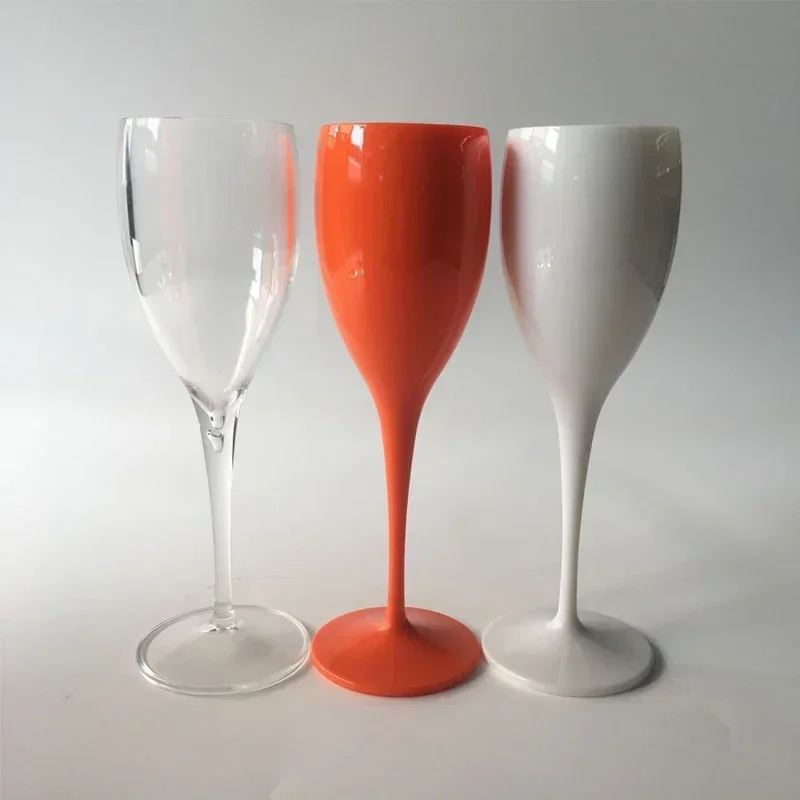 Oem Wine Glasses Champagne Flutes Glass Plastic Dishwasher-safe Acrylic Glass Transparent Beer Cocktail Whisky Cup Drinkware New