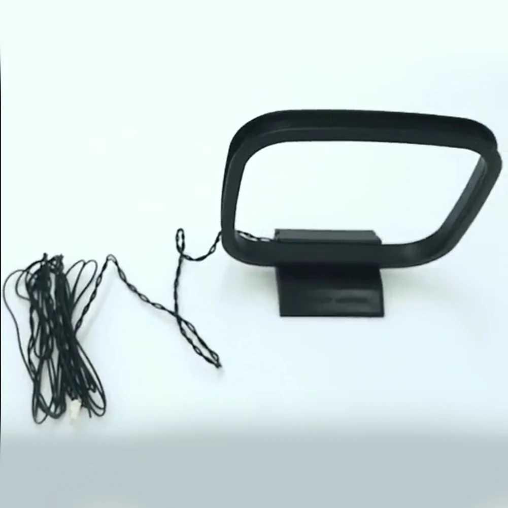 Popular 1PCS FM AM Loop Antenna for Receiver with 3-Pin Mini Connector for Sony Sharp Chaine Stereo AV Receiver Systems