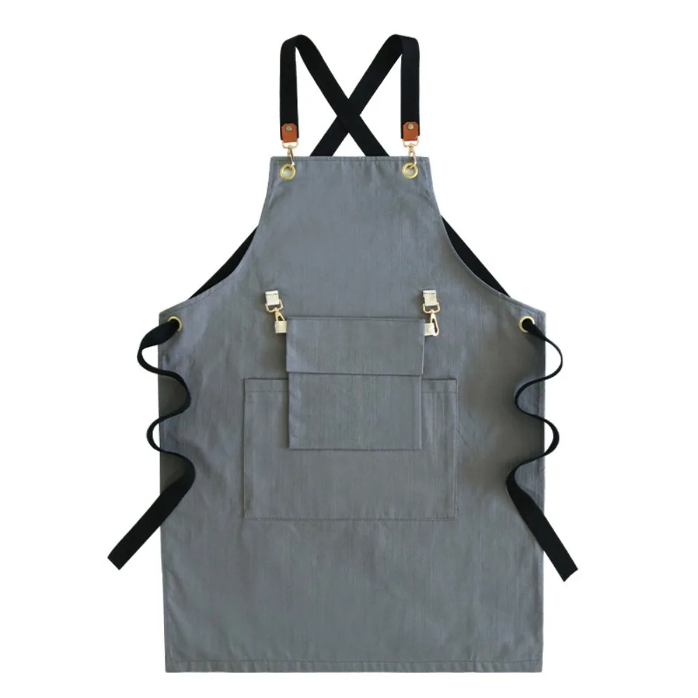 

Прочный регулируемый рабочий фартук с несколькими карманами и карманами для инструментов Фартуки для приготовления пищи Бытовые кухонные фартуки Кухонные фартуки