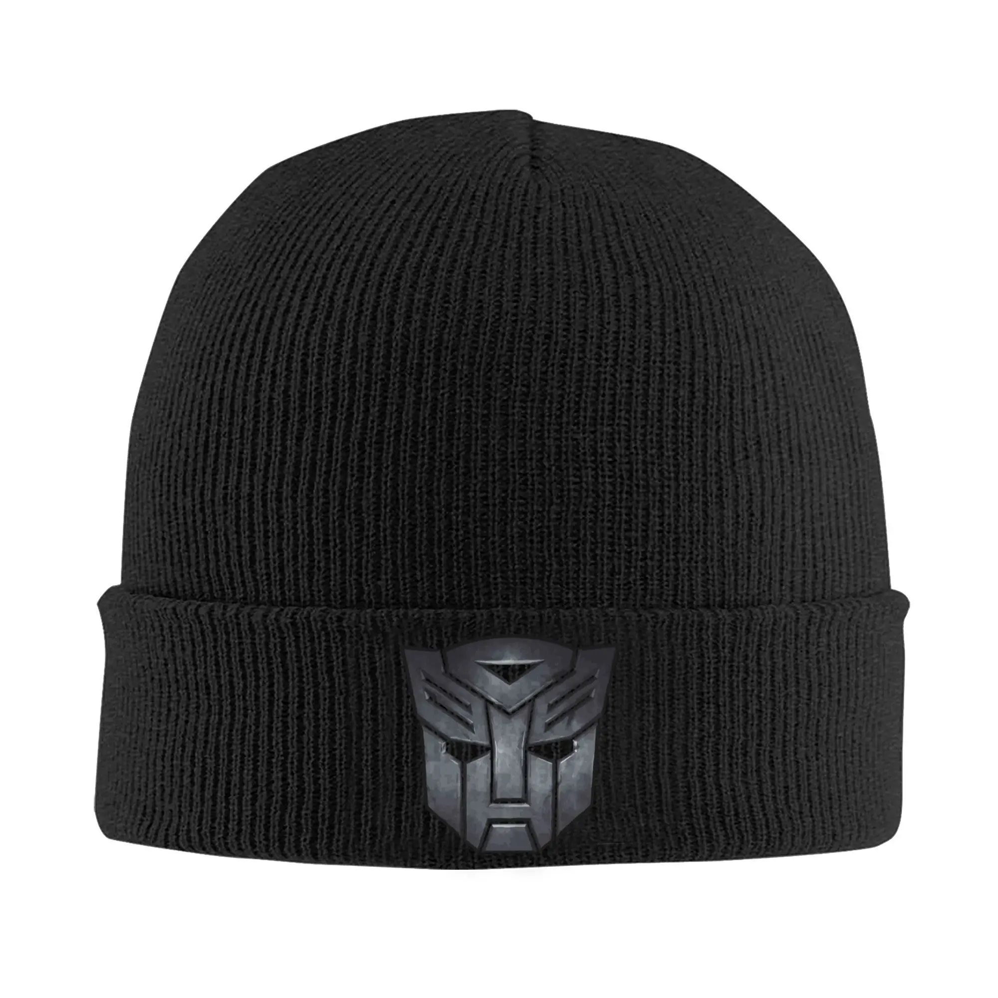 Custom Transformer Autobots Film Skullies Beanies Caps For Men Women Unisex Street Winter Warm Knitting Hat Adult  Bonnet Hats