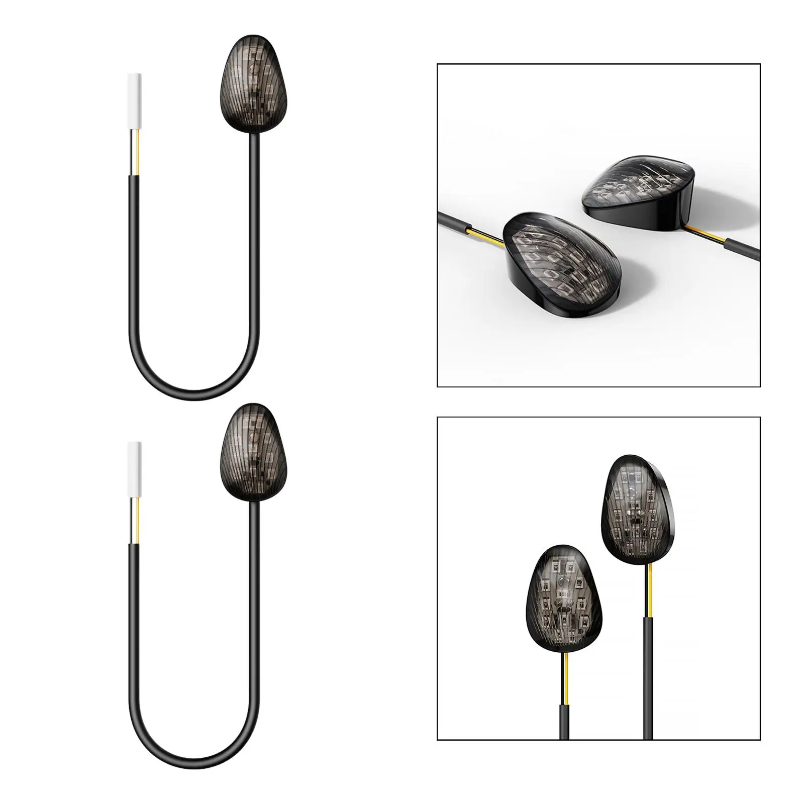 2x LED بدوره أضواء الإشارة مؤشر ضوء في الهواء الطلق استبدال سهلة التركيب ركوب الجمعية لياماها Yzf R1 2002-2008