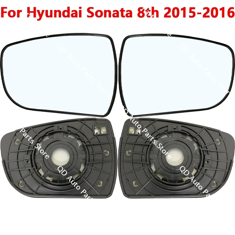 

Car Accessories Rearview Mirror Lenses Exterior Side Reflective Glass Lens With Heating For Hyundai Sonata 8th 2015-2016