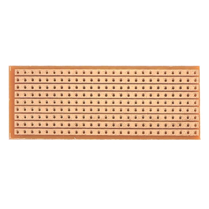 10/20pcs Single Side PCB Board 2.5x6.4cm Protoboard Universal Experiment Matrix Circuit Board Single Row Continuous Hole 25x64mm