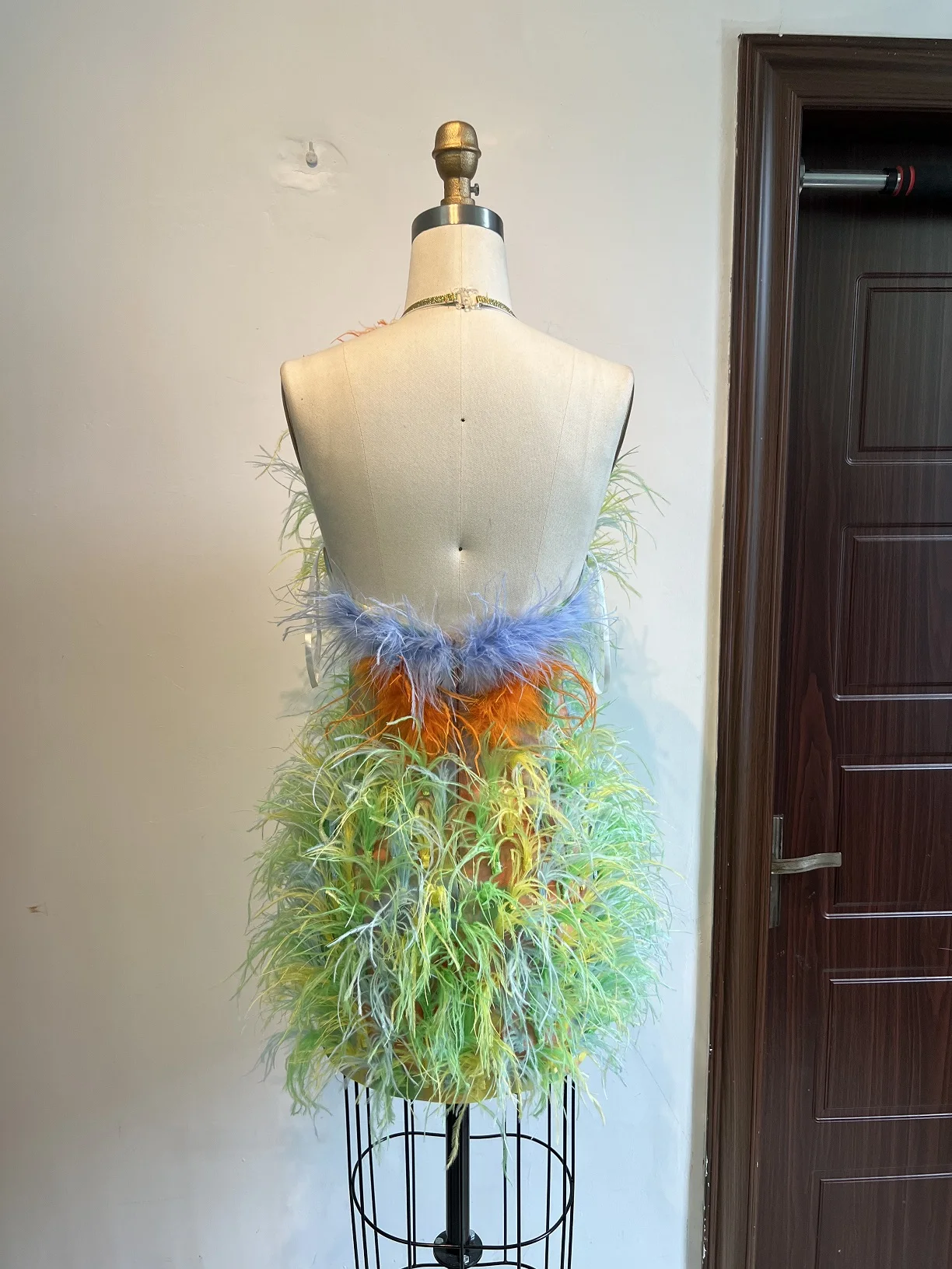 Hawaiian Party Performance Grass Skirt Fashion Elegant Sexy Colorful Dress Tourism Prom Clothing for Women's Summer Outfits 2023