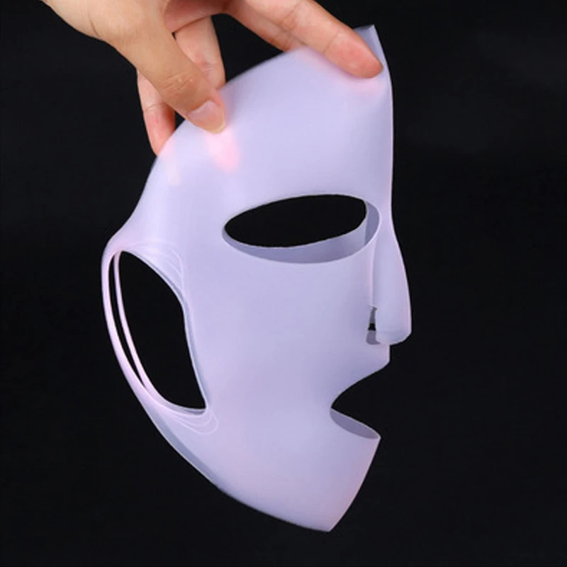 Silicone Face Mask for the Face Sheet, Anti-off Mask, Ear Fixed,Prevent Essence, Evaporating, Reusable Face Mask, Skin Care Tool