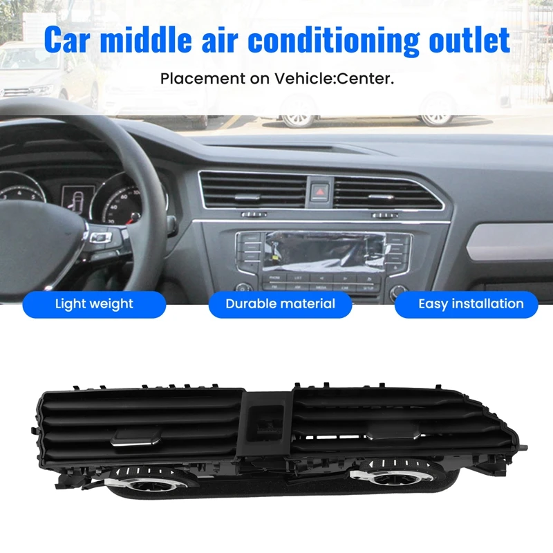 

5NG819728 Car Front Dashboard Center AC Air Vent Outlet For VW Tiguan MK2 2017-2025