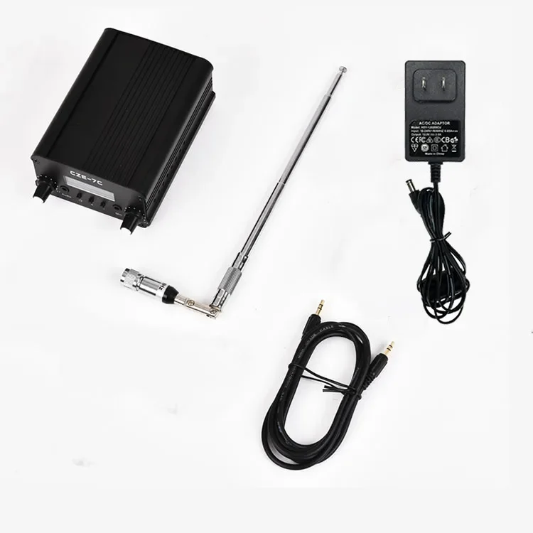 

CZE-7C 1W/7W Stereo FM Transmitter Frequency Sender Radio Broadcast 76-108MHz with Antenna