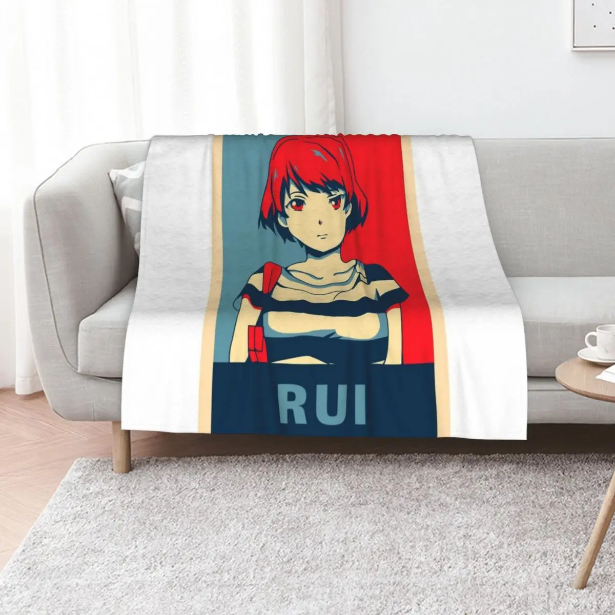 Domestic Girlfriend - Rui Anime Poster Throw Blanket Soft Plaid halloween Stuffeds for babies Camping Kid'S Blankets
