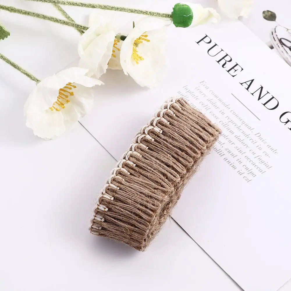 3.5-5cm Vintage Gift Wrapping DIY Scrapbook Home Ornament Lace Woven Burlap Roll Wedding Party Supplies Hemp Rope Jute Ribbon