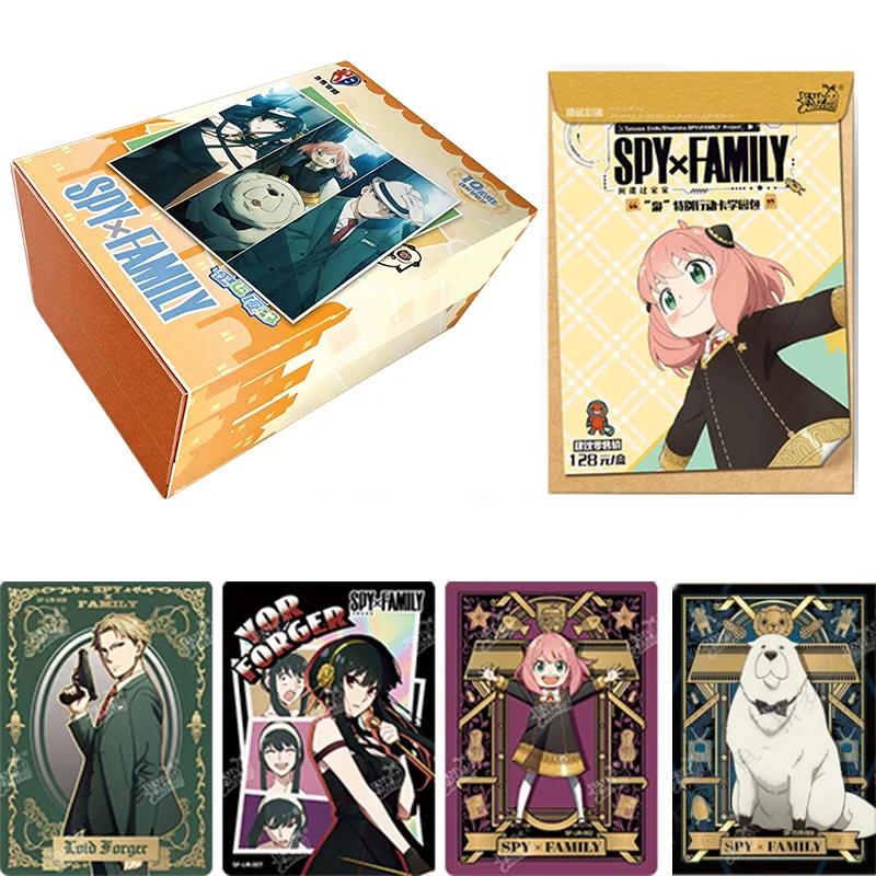 

Оригинальные коллекционные карточки KAYOU Spy x Family: набор «Академия специальных операций» — аниме-товары, подарки на праздники