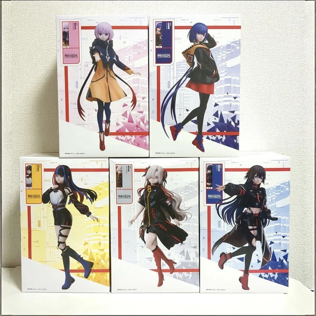 

Original elCOCO Kamitsubaki City Under Construction 1/7 Asanushi Haru Sekai Yorukawa Morisaki Kafu Rinne Koko Anime Model Toy