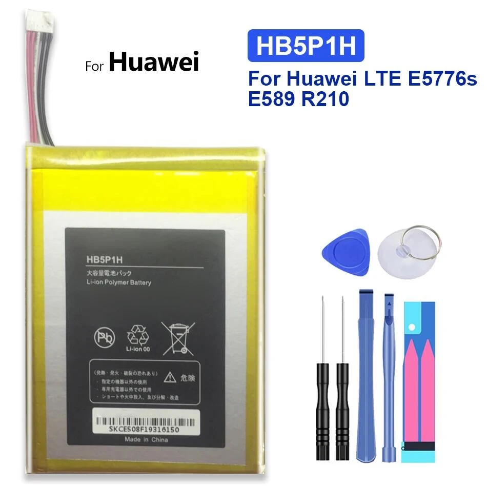 HB5P1H Replacement Battery For Huawei LTE E5776s E589 R210 Bateria 3000Mah +Tracking Number