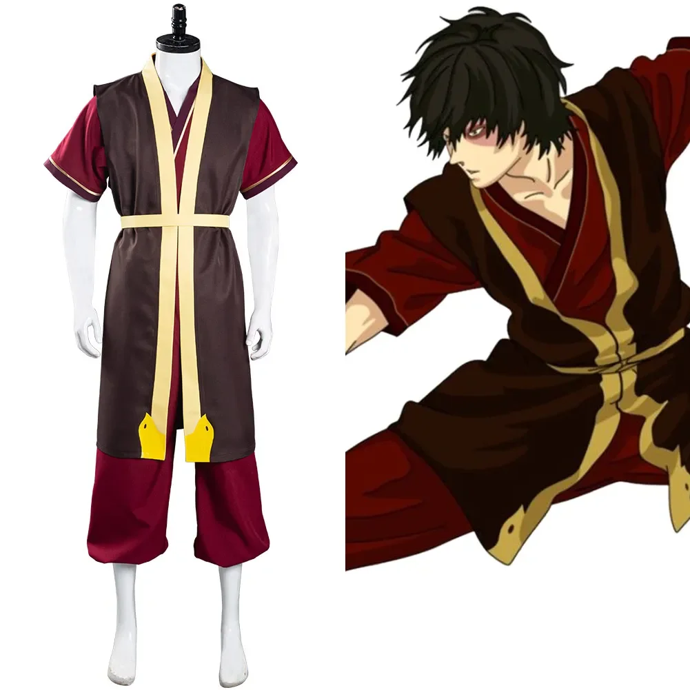 

Anime Avatar The Last Airbender Cosplay Zuko Cosplay Costume Uniform Halloween Outfit Suit