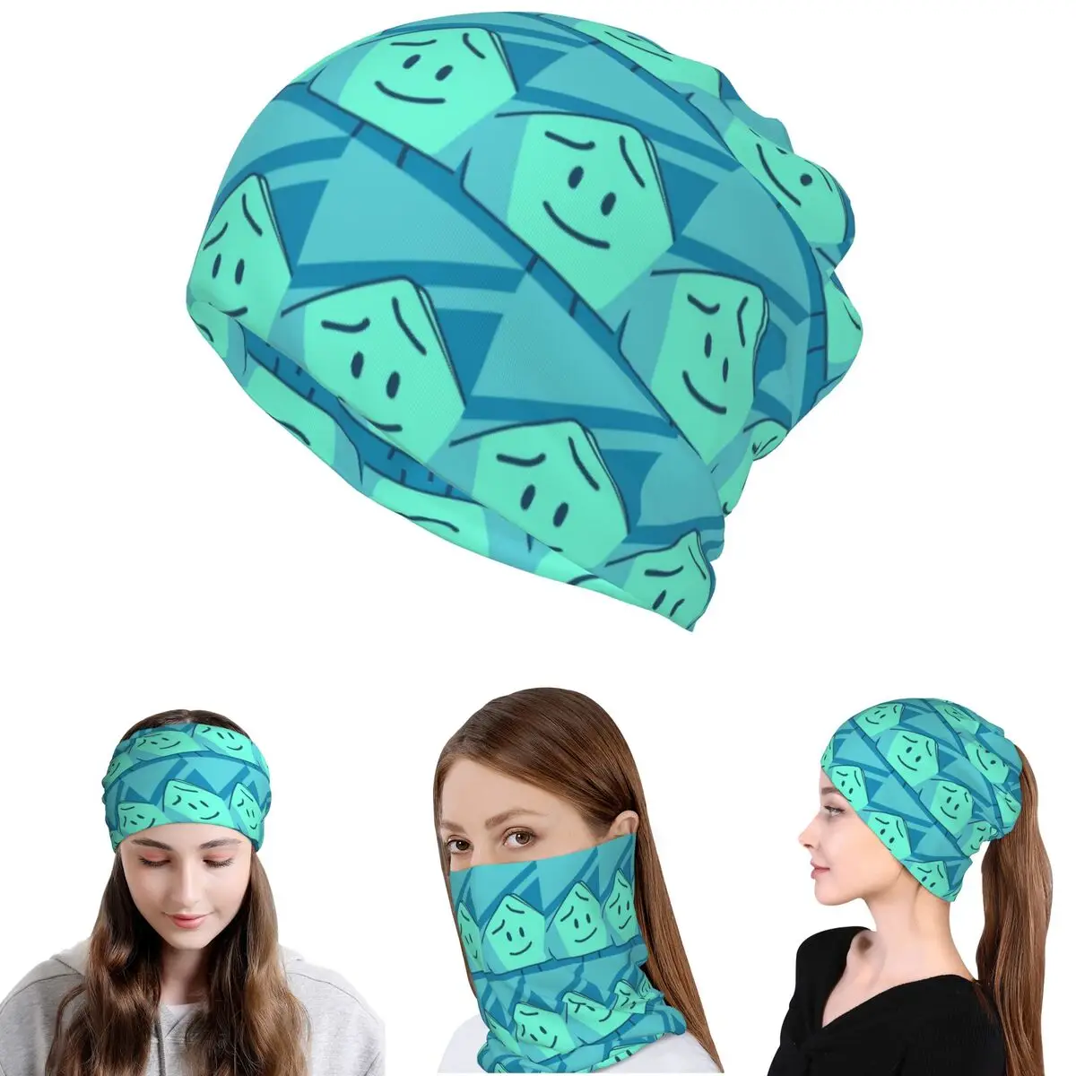 BFDI Four BFB Bandana Halstuch, Maske, Schal, warme Gesichtsmaske, Mütze für Männer, Frauen, Erwachsene, Winter