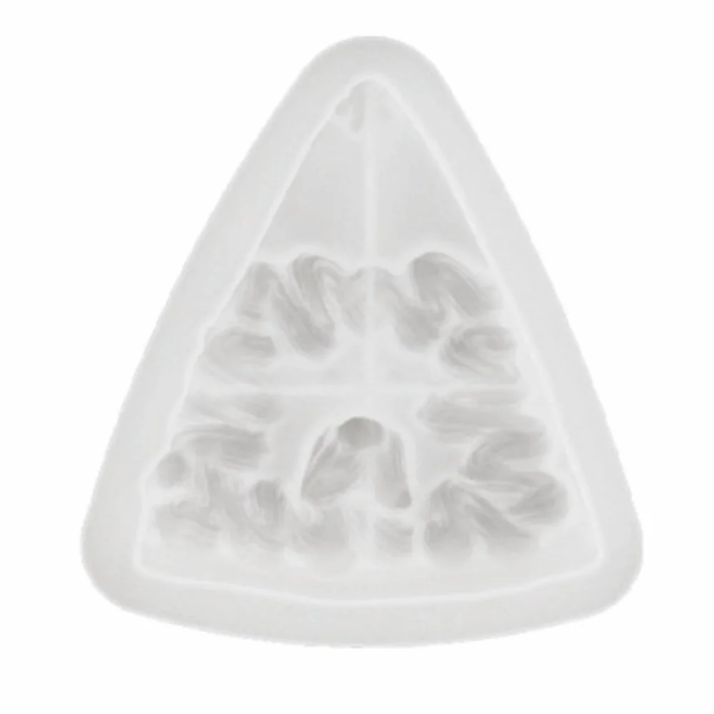 Round/Triangular Shape Christmas Candle Mold Non-Stick Farmhouse Plaster Mold Easy Release Whipped-Cream Texture