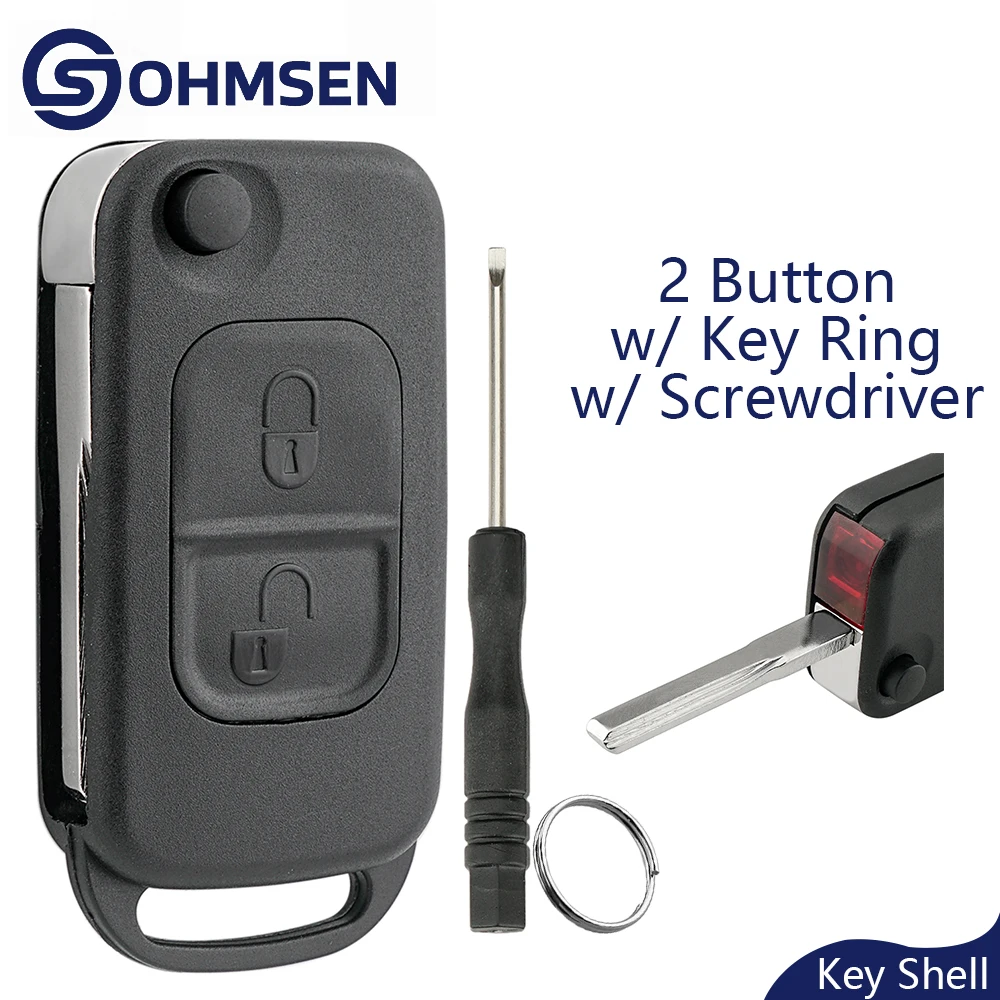 

Чехол для дистанционного брелока Mercedes Benz с 2 кнопками A C E S slk class MB