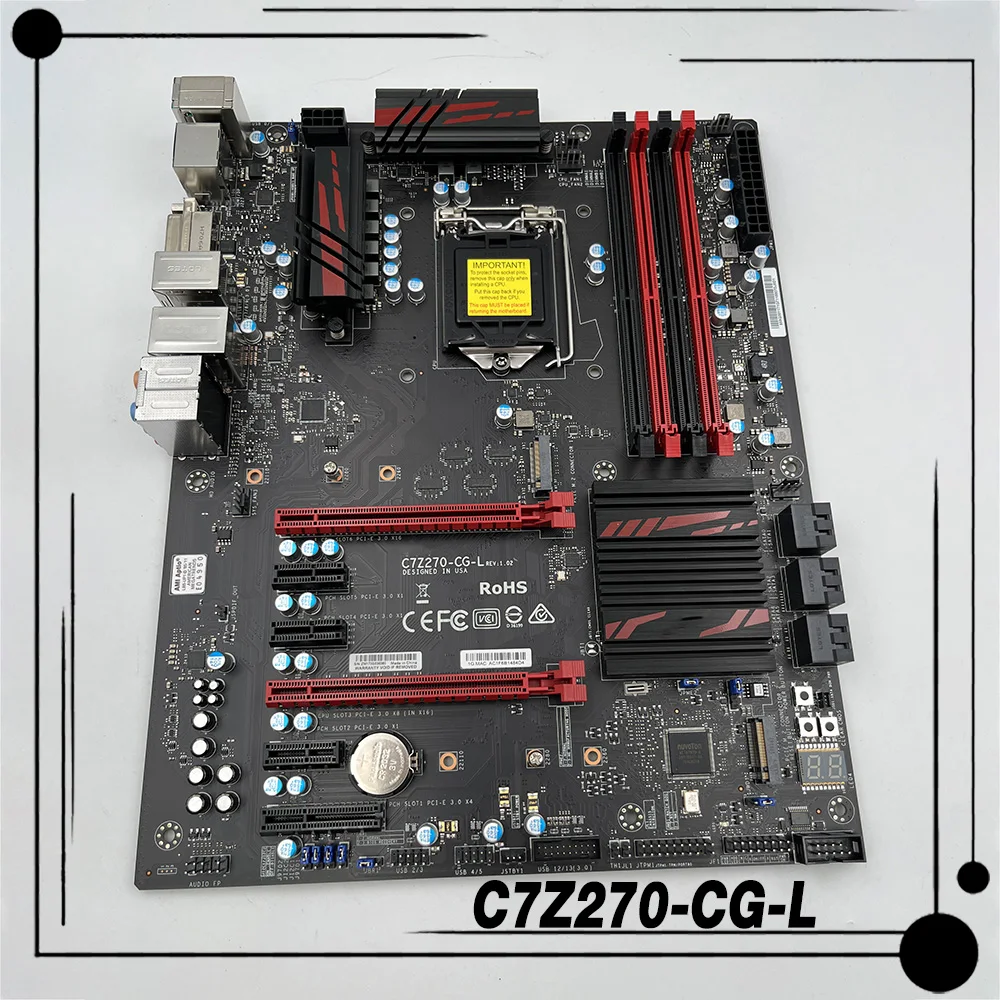 Motherboard For Supermicro Z270 LGA1151 ATX DDR4 M.2*2 Support 7700K C7Z270-CG-L